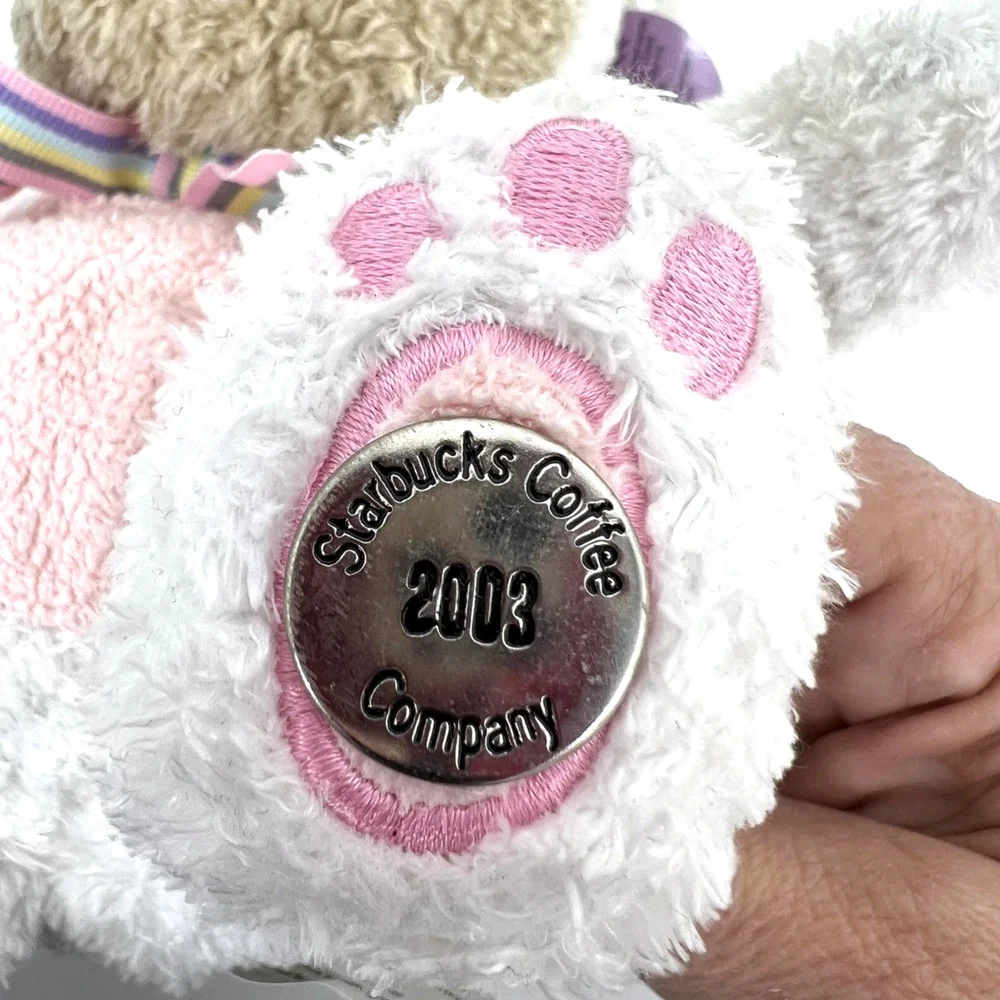 Starbucks 2003 Bearista Bear Easter Bunny Costume